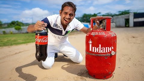 L.P.G gas ⛽ Vs Coca Cola 😱🔥 | By Mr Indian Hacker 🔥🔥🔥 | #shorts