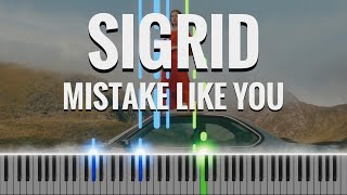 Sigrid - Mistake Like You instrumental piano cover