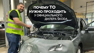 видео: Почему нужно проходить ТО у официального дилера? Плановое техническое обслуживание Шкода картинка: Почему нужно проходить ТО у официального дилера? Плановое техническое обслуживание Шкода