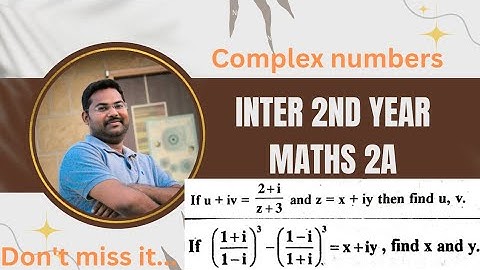 complex numbers@maths naresh eclass