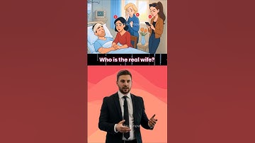 Who is real wife?👩‍🦰 #logicpuzzles #brainteasers #viralshorts #riddles #viralreels #views #viral