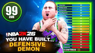 6'9 DEFENSIVE DEMON Build - LOCKS DOWN 1-5! NBA 2K26 Ultimate Switchable Lockdown Build!