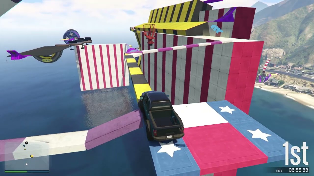 SKILL nice4ka 34 || Caracara || - GTA V PC - Custom Parkour Race