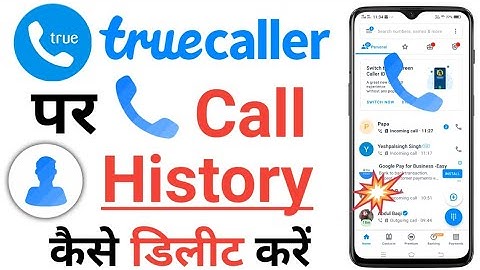 Truecaller Se Call History Kaise Delete Kare | How To Delete Truecaller Call History