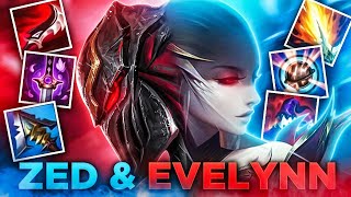 Wild Rift : Tarafini Seç Zed & Evelynn Her Şeye Tek Atiyoruz Lol Mobile