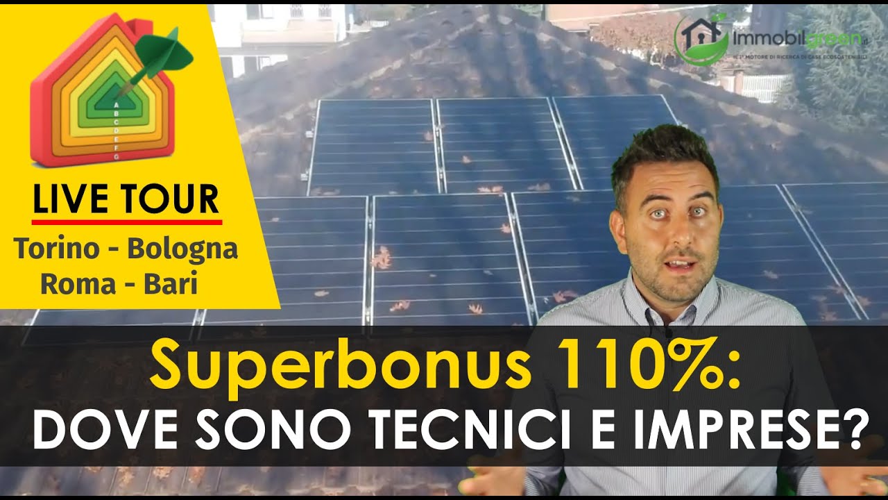 Superbonus110%: DOVE SONO I TECNICI E LE IMPRESE?