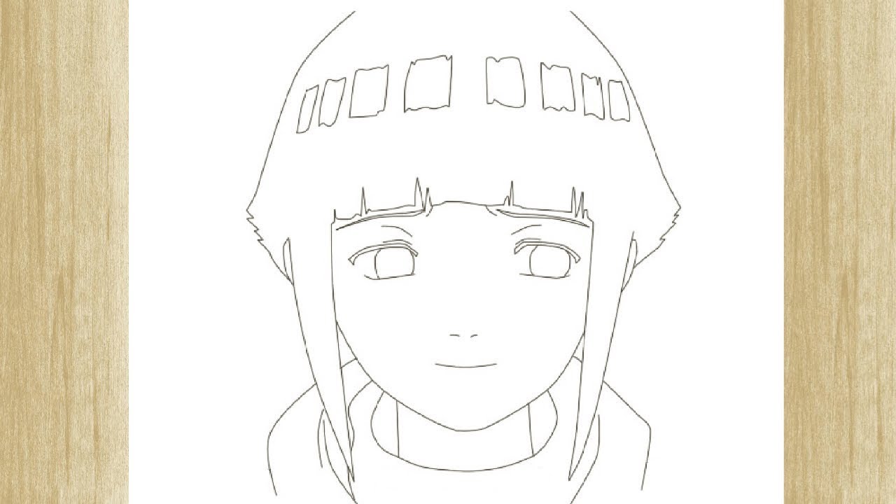 Como dibujar a Hinata Hyuga (Shippuden) paso a paso  Como dibujar a  naruto, Pasos para dibujar anime, Como dibujar anime facil