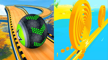 Going Balls VS Spiral Roll - All Levels Gameplay Android iOS Ep 3