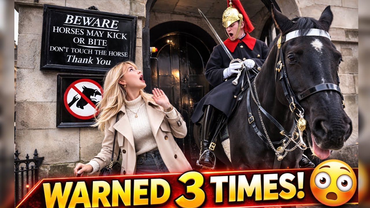 😳She PROVOKED the King’s Guard — Ordered Out 3 Times!