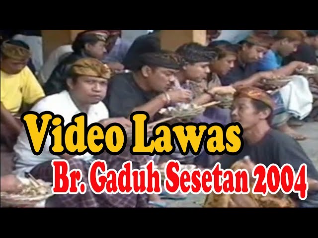 Suasana Mayuh Be/Ulam di Br. Gaduh Sesetan Tahun 2004 class=