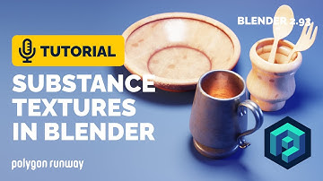Substance and Fluent Texturing Addons Tutorial in Blender | Polygon Runway
