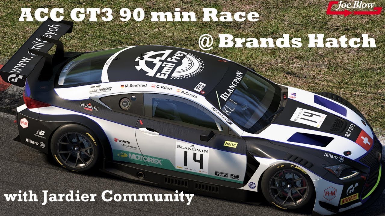 Jardier Community ACC Brands Hatch 90 min Race LEXUS RC F GT3 YouTube
