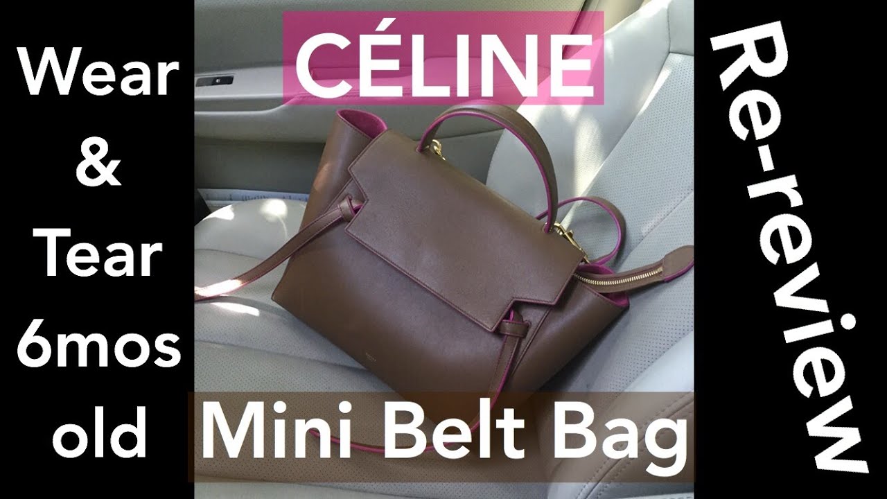 CLINE Mini Belt Bag Re-review + Wear \u0026amp; Tear 6 months in - YouTube