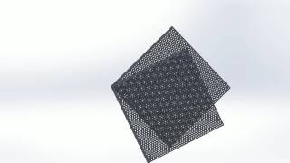 Graepels Perforated Metal Moire Effect