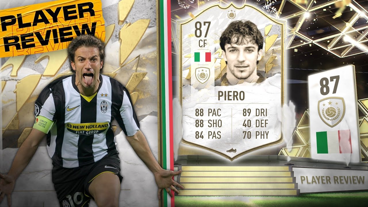FIFA 22: 87 DEL PIERO ICON PLAYER REVIEW!😱 - FIFA 22 ULTIMATE TEAM