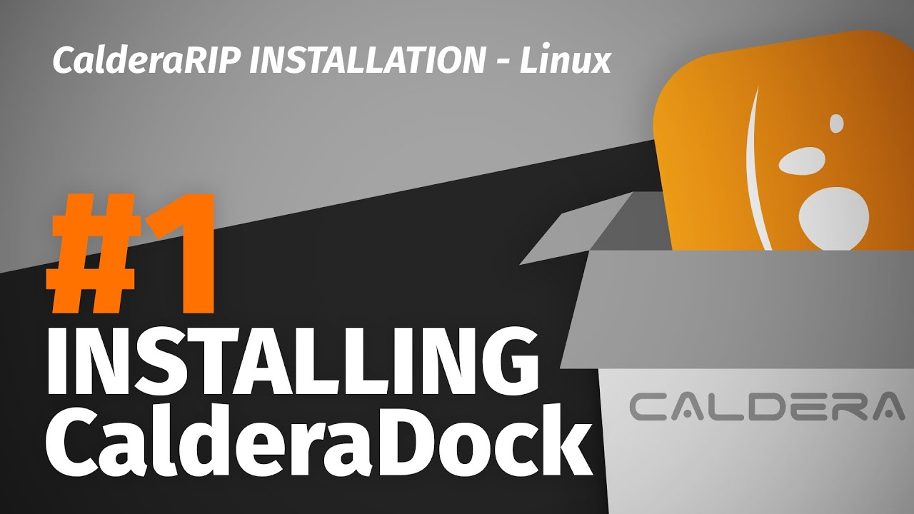 Tutorial | CalderaRIP installation on Linux: #1 Installing CalderaDock ...
