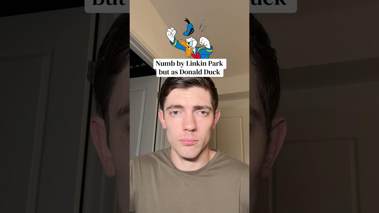 Donald Ducks sings Numb by Linkin Park