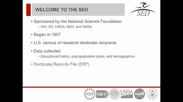 1. NSF’s SED-IC Training Video: Introduction