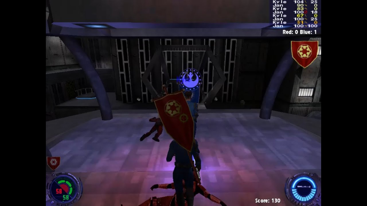 Star Wars Jedi Knight 2 Jedi Outcast Online Multiplayer PC 2002 Jeff Bennett Kyle Katarn Walkthrough