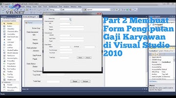 Part 2 Membuat Form Pengiputan Gaji Karyawan di VB.Net 2010