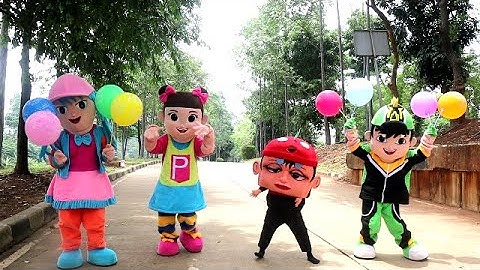 LAGU BALONKU ADA LIMA REMIX ~ Badut BKT dan Ondel Ondel