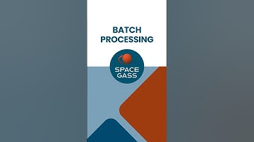 Batch Processing | SPACE GASS #quicktips