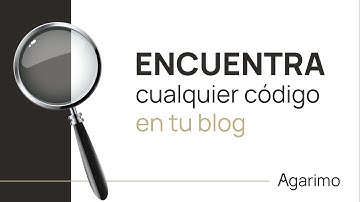 BUSCAR código HTML dentro de la PLANTILLA BLOGGER | TUTORIAL