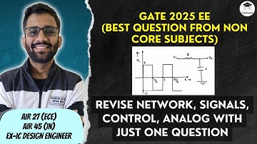 🔥Good Question from GATE 2025 EE || Must Watch for ECE || PrepFusion