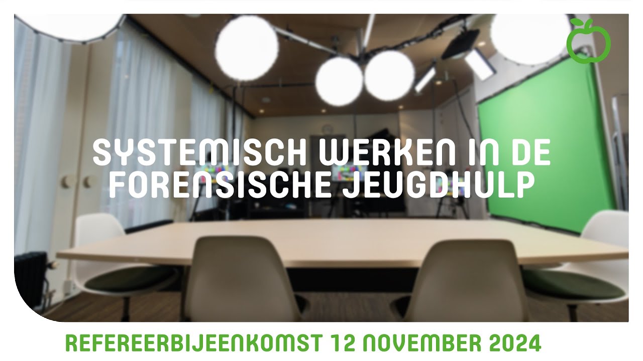 Systemisch werken in de forensische jeugdhulp (12 nov 2024)