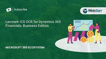 Lexmark ICS OCR for Dynamics 365 Financials, Business Edition