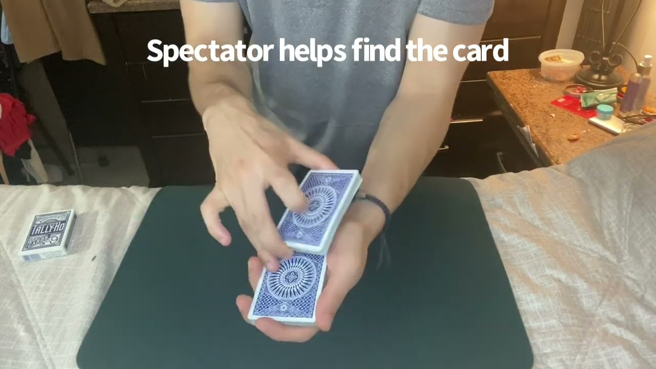 Spectator helps magician find card tutorial 
