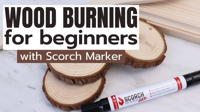 Easy Wood Burning Pen, Wood Craft Ideas, Scorch Marker