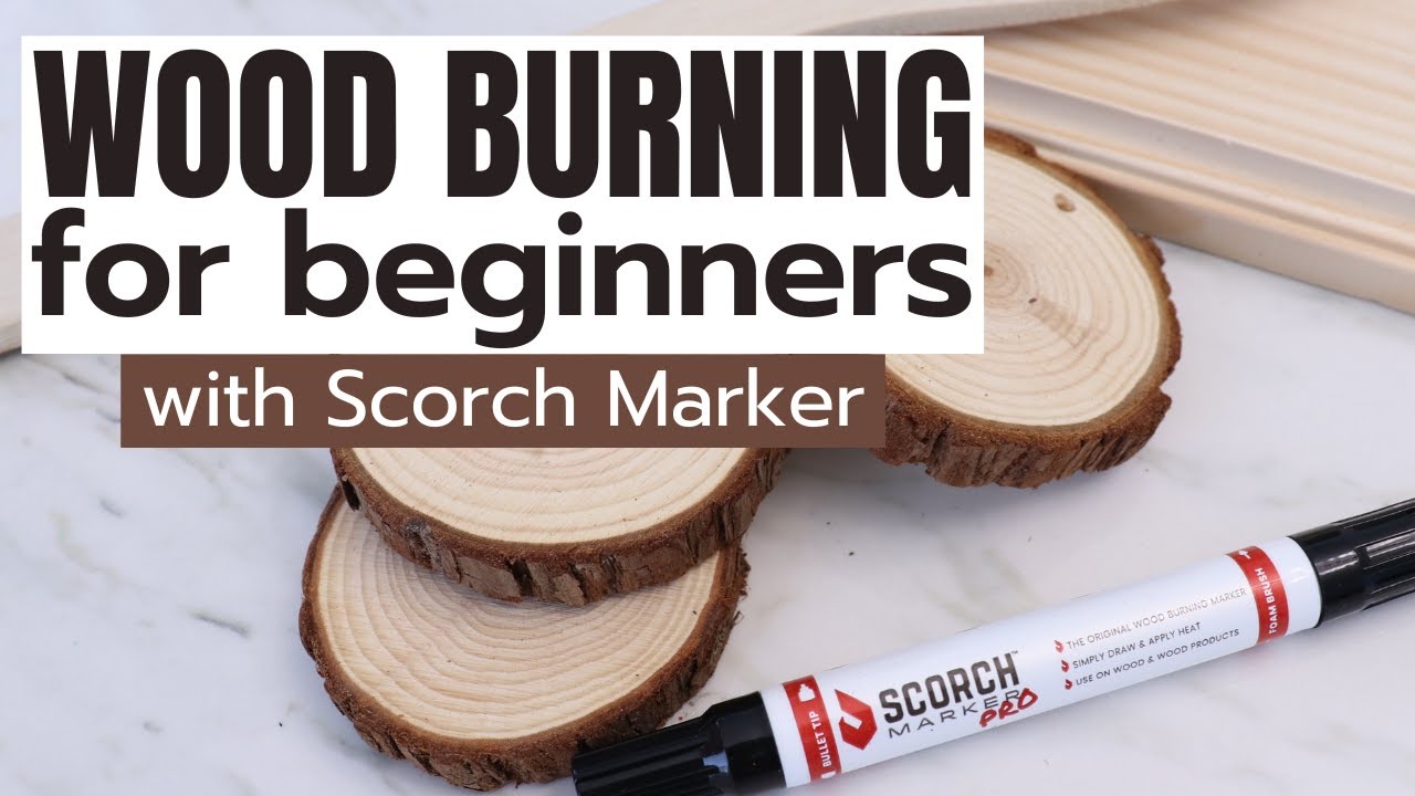 🔥 Wood Burning with a Scorch Pen and Heat Gun Tutorial 