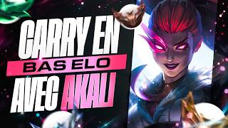 JE T'EXPLIQUE COMMENT CARRY EN BAS ELO AVEC AKALI !
