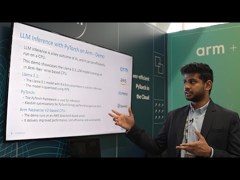 AI Performance Boost with KleidiAI and PyTorch on AWS Graviton 4 Demo | PyTorch Conference 2024