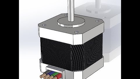 Stepper motor | Solidworks | Grabcad