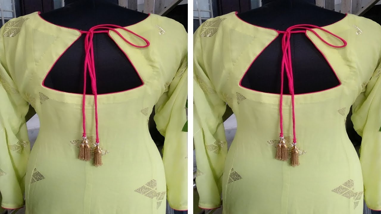 Latest Kurti Back Neck Designs | 3d-mon.com