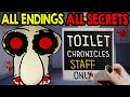 Toilet Chronicles DLC Staff Only NEW UPDATE - ALL ENDINGS - ALL SECRETS