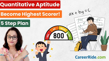 5 Step Quantitative Aptitude Preparation Plan ✅ For Placement Tests & Entrance Exams