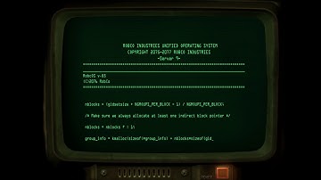 RobCo Terminal youtube fallout themed outro