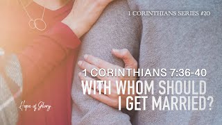 WITH WHOM SHOULD I GET MARRIED?