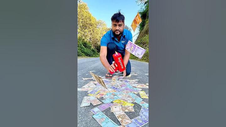 Money gun Testing Cash Spray💵😲