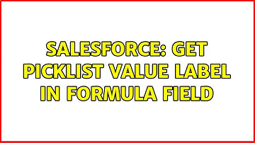 Salesforce: Get picklist value LABEL in formula field