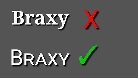 How to write like braxy name√