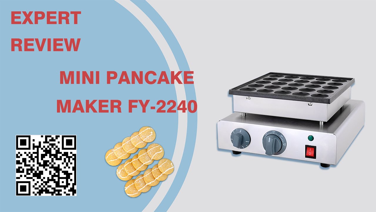VEVOR Commercial Mini Pancake Baker, 50PCS, 1.8 Inches for Home and  Restaurants 
