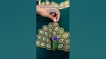 5D aari peacock feather work#aariclass#aariofflineclass#aariworkbasicclass#aaridesign#aariembroidery