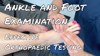 Effective Ankle and Foot Examination