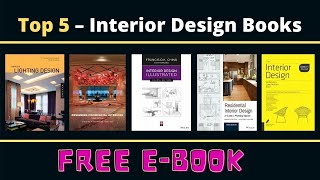 Top 5 Interior Design Books || Free PDF