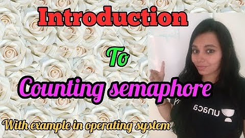Semaphores | Wait, Signal Operation | Counting Semaphore | Example| Operating system