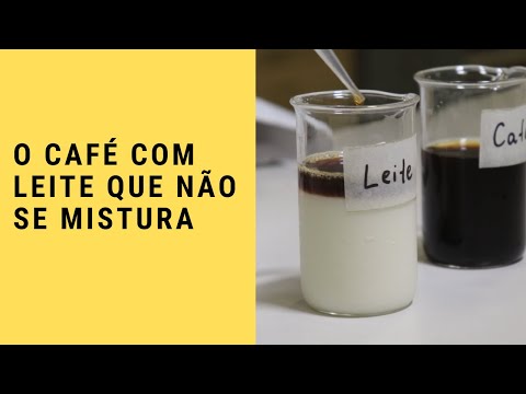 Vídeo: Por que leite e água se misturam?